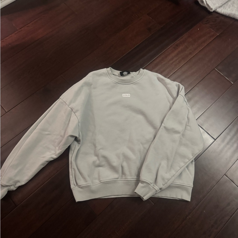 Cozy Light Gray Crewneck Sweater